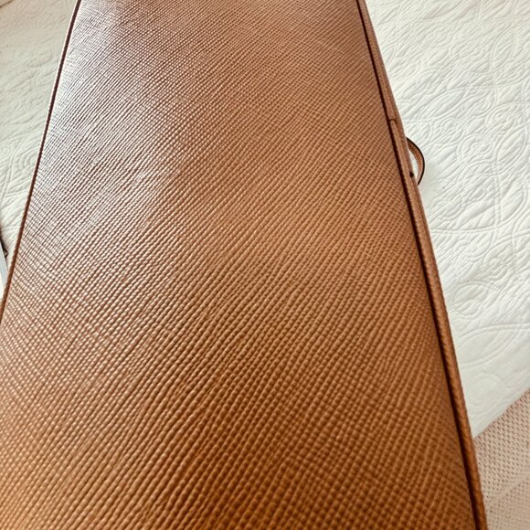 Prada Saffiano Cuir Leather Double Bag - Picture 3 of 7